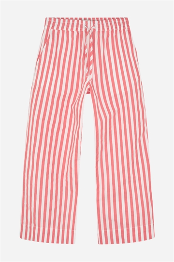 Mads Nørgaard Sacky Pipa Pants - White Alyssum / Shell Pink